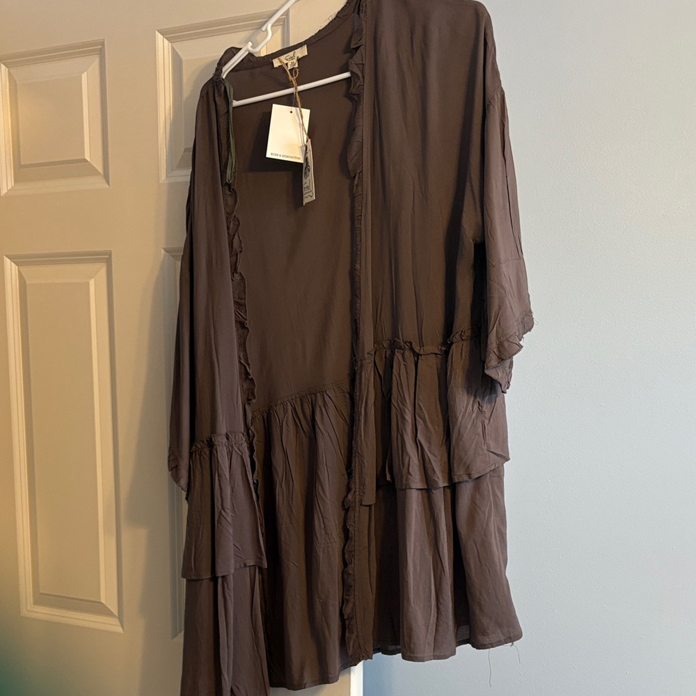 Elegant Brown Women's Top